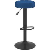 Barske stolice 2 kom. Plavi baršun | shoptok.hr