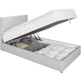 Mömax Postelja Boxspring Boxy, Siva, 140x200 | Shoptok.si