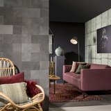 WallArt kožnate pločice Bowen mjutne sive 32 kom | shoptok.hr