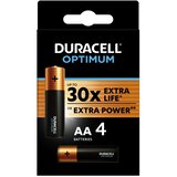 Duracell Alkalne baterije Optimum 4 kos AA | Shoptok.si