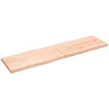 Stolna Mizna plošča 220x60x(2-6) cm neobdelana hrastovina naraven rob, (20979734) | Shoptok.si