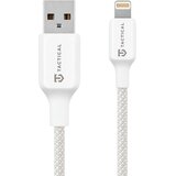 TACTICAL Stitch Thread pleten USB-A v Lightning kabel bele barve dolžine 2m | Shoptok.si