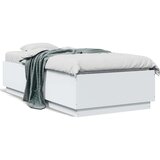  Okvir za krevet s LED svjetlima 90x190 cm konstruirano drvo Cijene