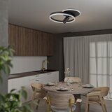  LED plafonsko svetlo LED/38W/230V + 1xGU10/30W u crnoj boji | Eponuda.com