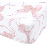Catherine Lansfield Bela/rožnata napenjalna rjuha 90x190 cm Bow – | Shoptok.si