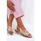 S. BARSKI Leather Sandals With Decoration On Flat Heel S.Barski | ePonuda.com