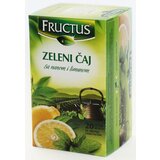 Fructus zeleni čaj sa nanom i limunom 30g Cene