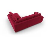 Cosmopolitan Design Crvena baršunasti sklopiva/s prostorom za odlaganje kutna garnitura (s desnim kutom/u obliku slova L) Kyoto – | shoptok.hr