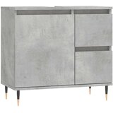Maison Chic Kopalniška omarica - Kopalniški kabinet betonsko siva 65x33x60 cm inženirski les, (21794661) Cene