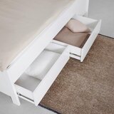Zandiara Postelja S Predalom Nizza, Bela | Shoptok.si
