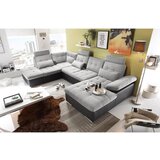 MID.YOU SEDEŽNA GARNITURA, tkanina črna, srebrne barve | Shoptok.si