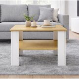 Livetastic KLUBSKA MIZA, bela, medeni hrast | Shoptok.si
