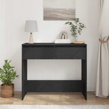  Konzolni stolić crni hrast 89x41x76,5 cm Konstruirano drvo | Eponuda.ba