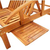  Ležaljke za sunčanje sa stolićem i jastucima 2 kom drvo bagrema | shoptok.hr