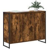 vidaXL Pomoćni ormarić Dimni hrast 96,5 x 30 x 75 cm Konstruirano drvo | shoptok.hr