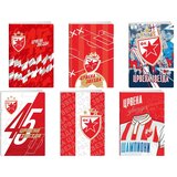 Premium, sveska sa UV lakom, Crvena zvezda, A5, dikto, 50 lista