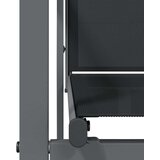 vidaXL Vrtne stolice 4 kom crne 55 x 61 5 x 90 cm tekstilen i čelik | shoptok.hr