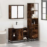 vidaXL 3-dijelni set kupaonskog namještaja boja hrasta drveni | shoptok.hr