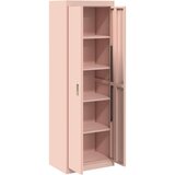 Ormarić Omarica za shranjevanje 2 pcs Roza 60 x 40 x 180 cm Jeklo, (5000152835) | Shoptok.si