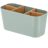 Tendance organizator pravokutni 5 pregrada, Plast/bambus zelena | shoptok.hr