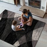 Lesnina-XXXL vintage preproga 200/290 cm tkano krem barve, siva, črna | Shoptok.si