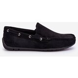 Boto Men's Suede Slip-On Moccasins Black Rayan | shoptok.hr