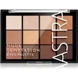 Astra Make-up Palette The Temptation paleta sjenila za oči nijansa Nude Temptation 15 g Cijene