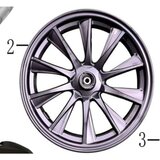  Prednji točak od aluminijuma 2.15×12 6024-30-00001 za skuter Motovene New Flash HF | Eponuda.com