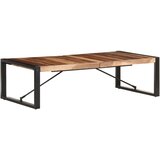  Stolić za kavu 140 x 70 x 40 cm od masivnog drva i šišama | shoptok.hr