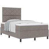 vidaXL Krevet s box springom i madracem taupe 120x200 cm od tkanine Cijene