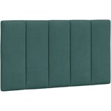  Posteljni okvir z vzglavjem temno zelen 80x200 cm žamet, (21081458) | Shoptok.si