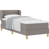 Box Spring krevet s madracem taupe 80x200 cm tkanina | shoptok.hr