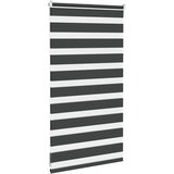 vidaXL Zavjesa zebra crna 70x100 cm širina tkanine 65,9 cm poliester | shoptok.hr