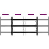  Rešetka za prozor 116 x 45 cm Čelik s prahom premazan Crna | Eponuda.com