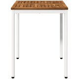  Stol za večeru u vrtu Prirodna i bijela 60 x 60,5 x 75 cm | shoptok.hr