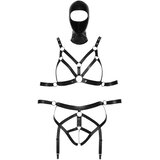 Bad Kitty set pojasa za tijelo i maska za glavu (crna) | shoptok.hr