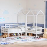  Dnevni krevet i klupa s krovom bez madraca bijeli 80x200 cm | shoptok.hr