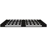  Krevet od paleta crni 120x190 cm od masivne borovine bračni | shoptok.hr