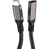 INF Type-C Podaljšek Moški na Ženski PQ068 Siva Pletena Žica 3M, (5000296333) | Shoptok.si