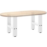  Noge za klub stolić bijele 2 kom 40 x (30-31) cm čelik | shoptok.hr