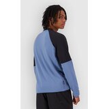 Mons Royale Quad Merino Pulover s kapuco iz flisa horizon blue / black | Shoptok.si