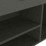  Klupa za cipele s jastukom siva 104x30x49 cm konstruirano drvo | shoptok.hr