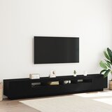 vidaXL TV kabinet Set od 3 Crni hrast Konstruirano drvo Srednje Cijene