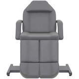 Kozmetička stolica od umjetne kože siva 180 x 62 x 78 cm | Eponuda.com