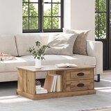 vidaXL Kava Stol Umjetnički hrast 90 x 50 x 35 cm Konstruirano drvo | shoptok.hr