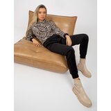 RUE PARIS Set-WN-KMPL-2410.01P-black-beige | Shoptok.si