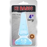  Silikonski analni plug | Hi Basic Plavi u