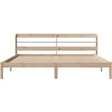  Okvir kreveta bez madraca 200 x 200 cm od masivne borovine | shoptok.hr