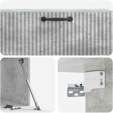  ormar za zid Betonska siva 98 x 31 x 30 cm Konstruirano drvo | shoptok.hr