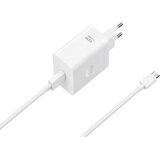 Oppo SuperVOOC stenski polnilec z enim USB-A vhodom 100W in priloženim USB-A v USB-C kablom bele barve Cene